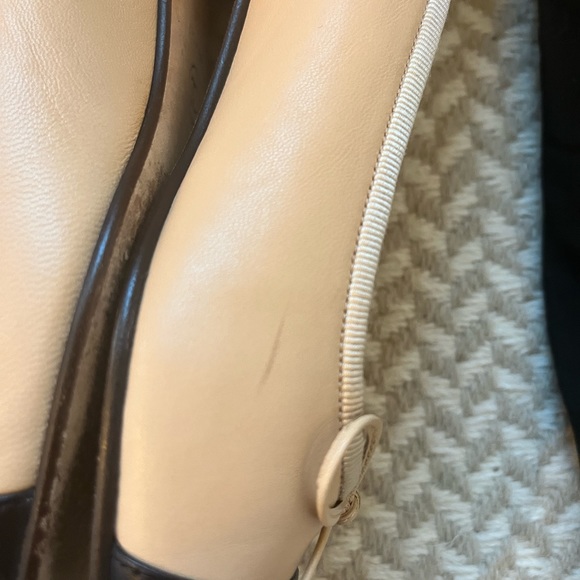 Chanel leather ballet flat cap toe hard to find - Picture 5 of 10